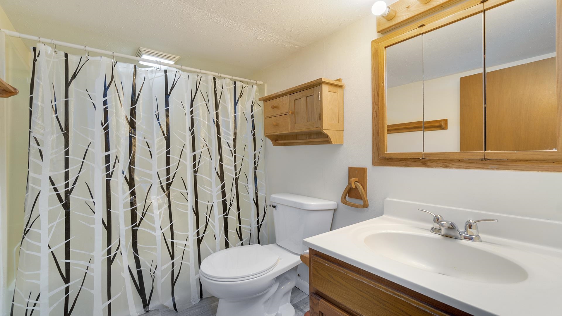 3702 Genoa Road Cherry Valley, IL 61016 - Photo 15 of 17 a bathroom with a sink toilet and shower