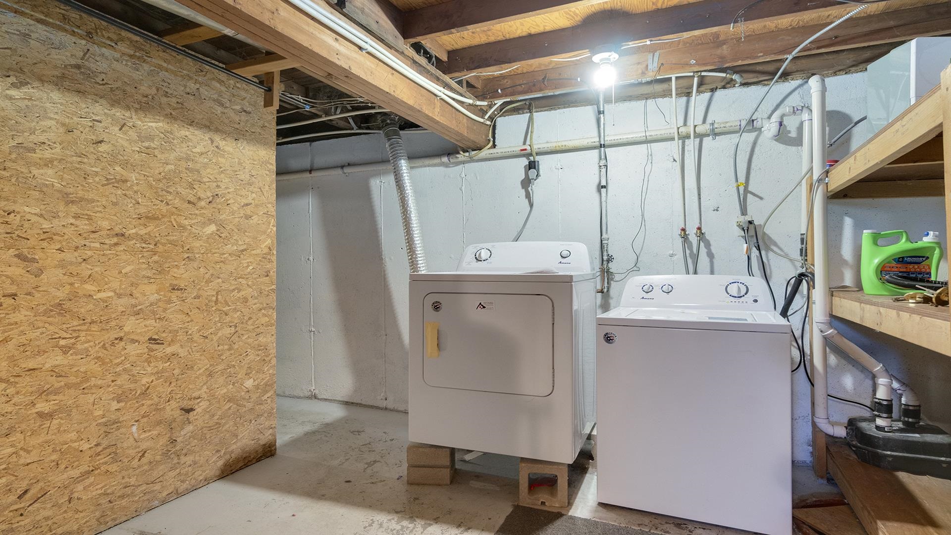 3702 Genoa Road Cherry Valley, IL 61016 - Photo 17 of 17 a utility room with dryer and washer