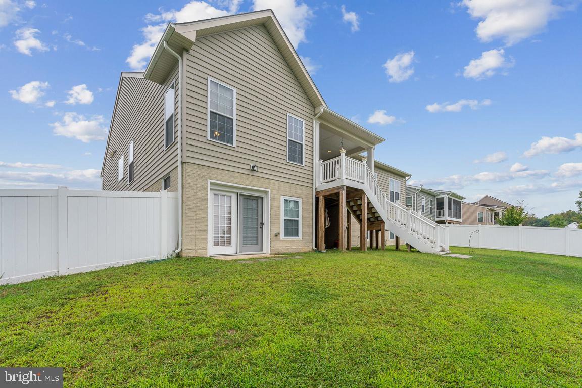 12606 Broughton Bluff Brandywine, MD 20613 - Photo 53 of 55 Door to Family Room, stairs to deck. Fully fenced