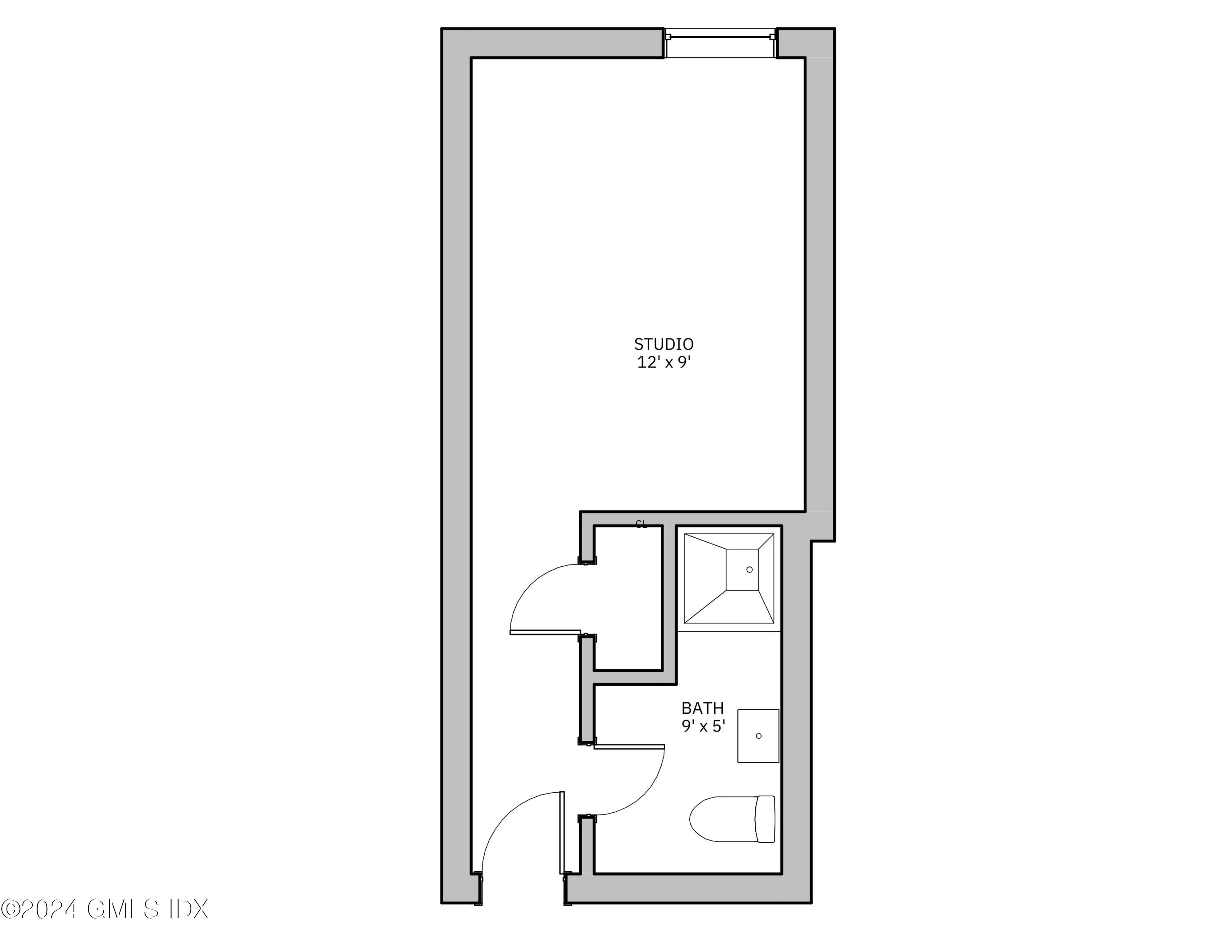 630 Steamboat Road, Unit 2B Greenwich, CT 06830 - Photo 35 of 35 630_Steamboat Rd_Floor Plan_Studio.pdf (