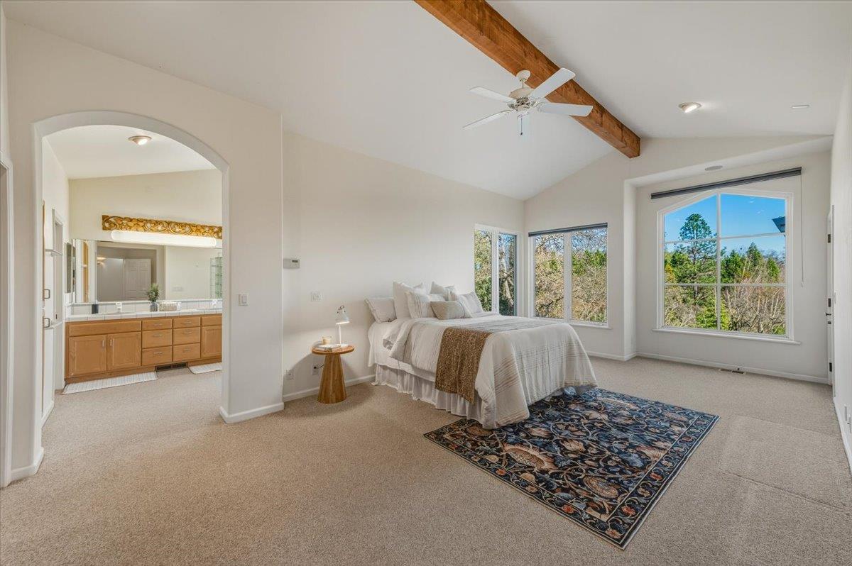 14771 Mt Olive Road Grass Valley, CA 95945 - Photo 27 of 96 Primary suite with walk out to deck and sitting area.