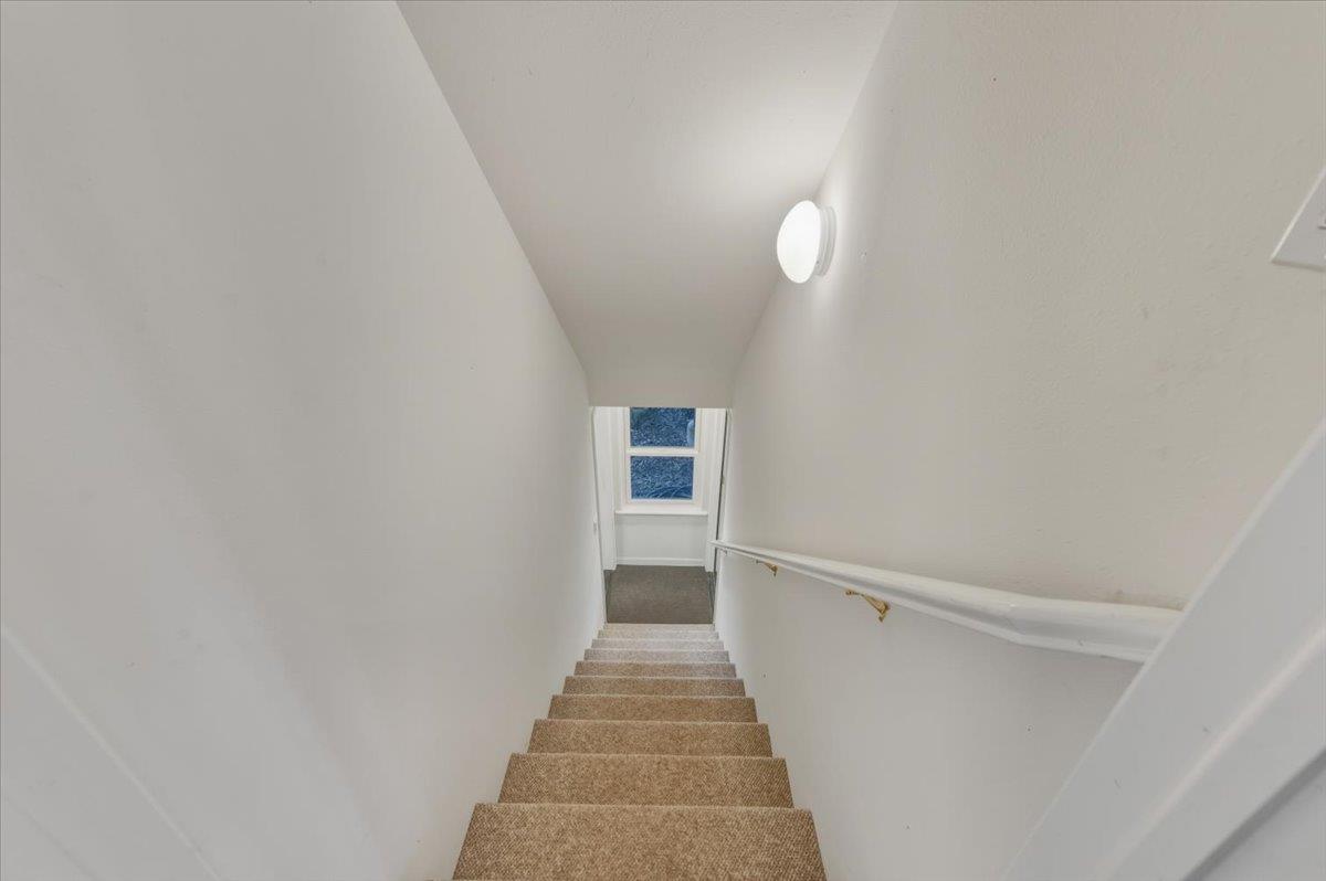 14771 Mt Olive Road Grass Valley, CA 95945 - Photo 43 of 96 Steps down to wine cellar & separate mechanical room off kitchen.