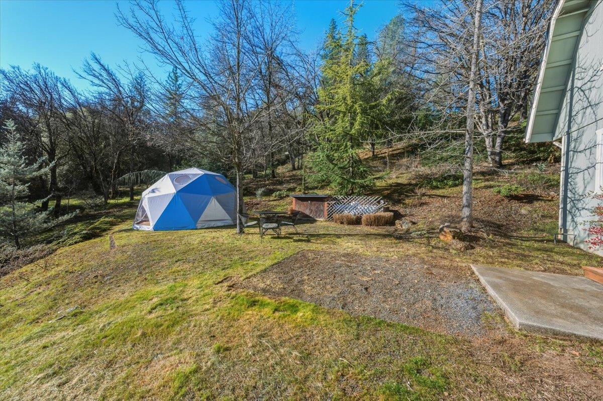 14771 Mt Olive Road Grass Valley, CA 95945 - Photo 69 of 96 Walk out and enjoy the pond views and your own geodome.
