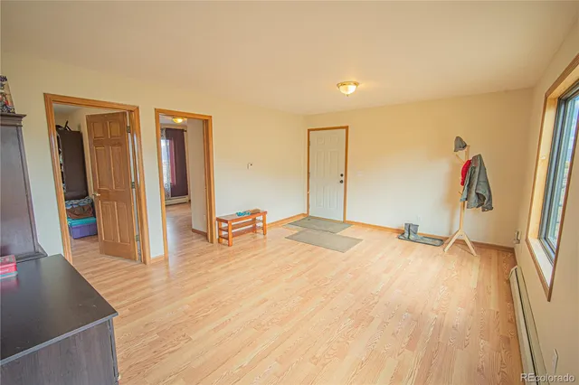 a very nice looking room with a large window