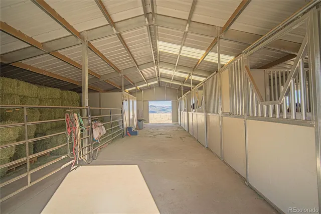 a view of a room with wooden walls