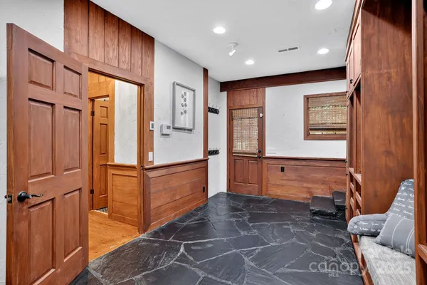 a outdoor living space with furniture