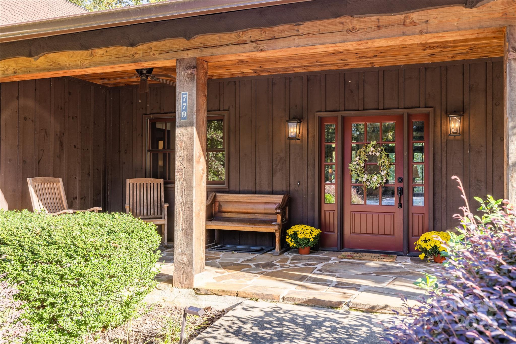 777 South River Road Tryon, NC 28782 - Photo 36 of 47 a view of a porch with furniture