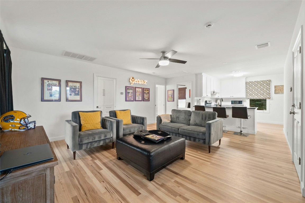4710 Eck Lane Austin, TX 78734 - Photo 29 of 40 a living room with furniture and kitchen view