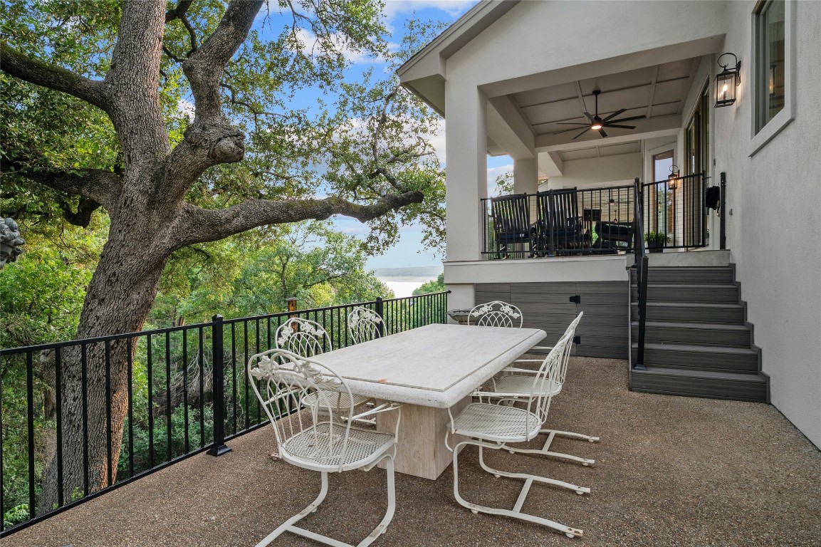 4710 Eck Lane Austin, TX 78734 - Photo 39 of 40 a view of a chairs and table in the balcony