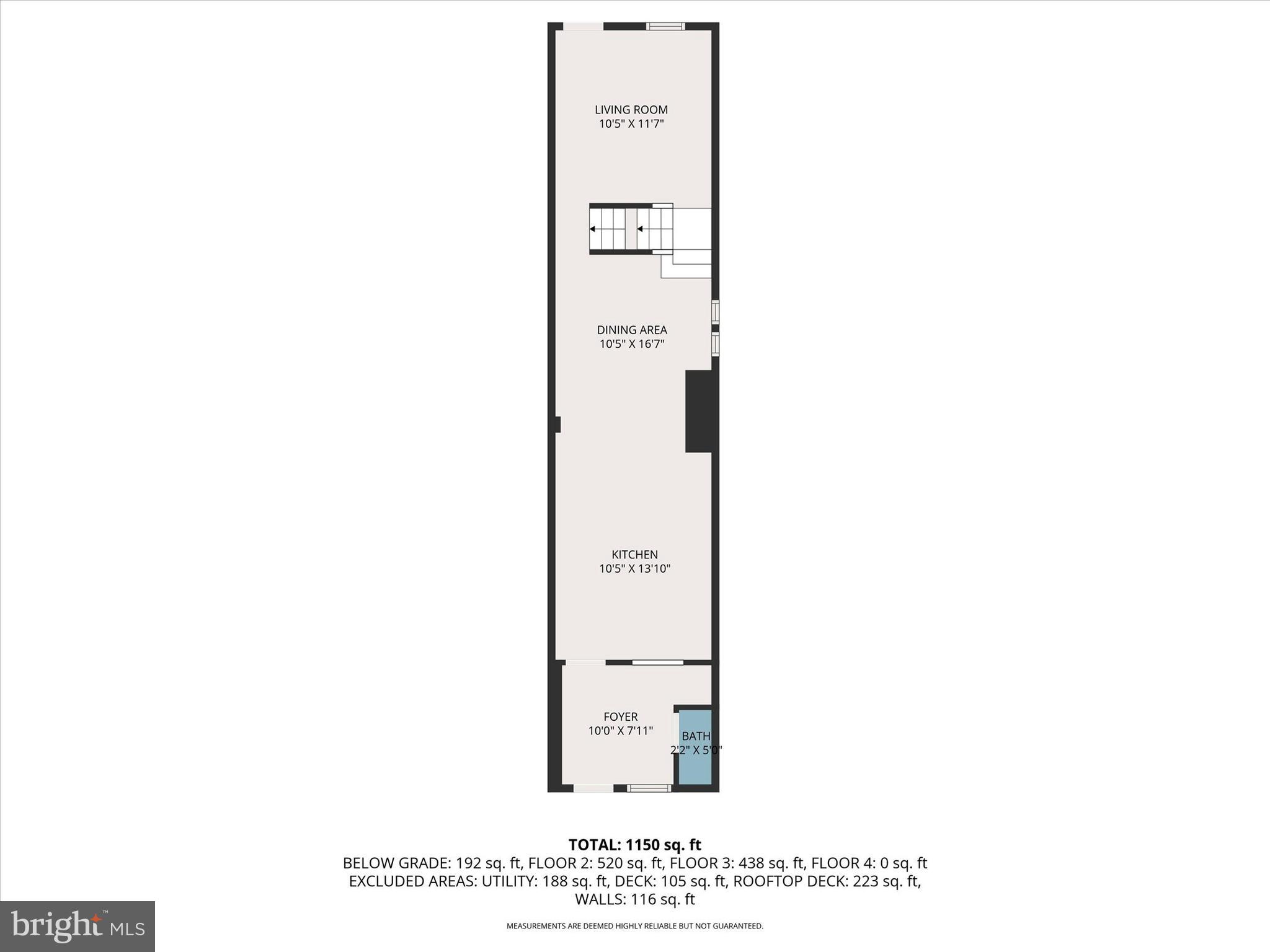 1436 Andre Street Baltimore, MD 21230 - Photo 32 of 35 a picture of a floor plan