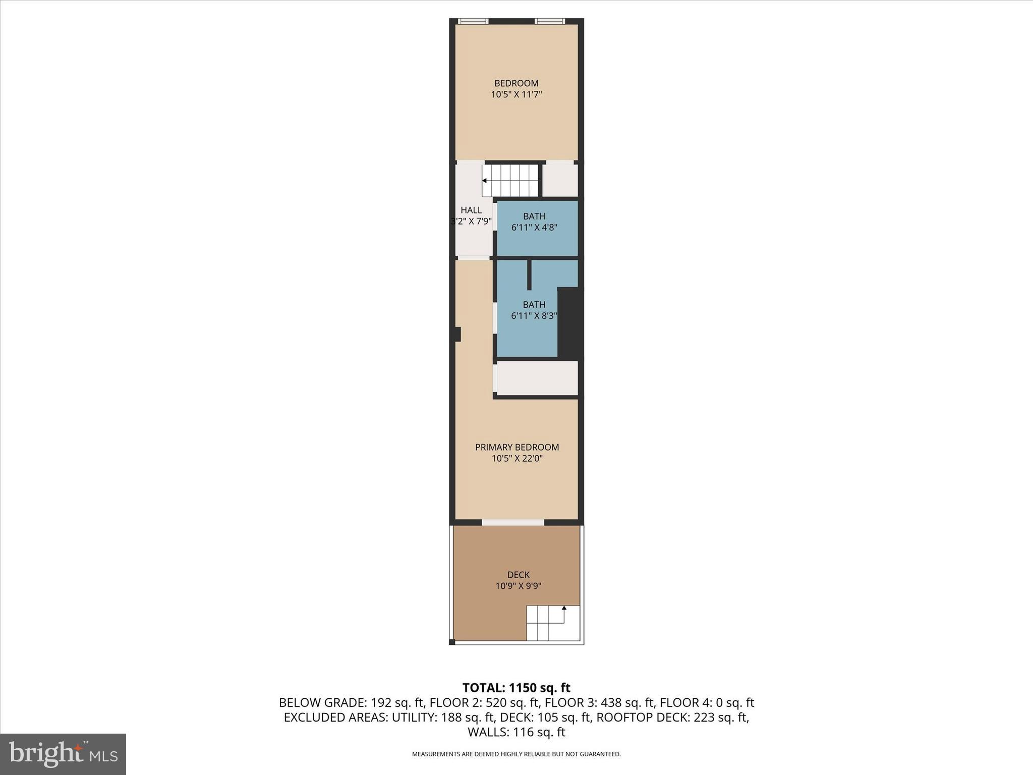 1436 Andre Street Baltimore, MD 21230 - Photo 33 of 35 a picture of a room with a floor plan