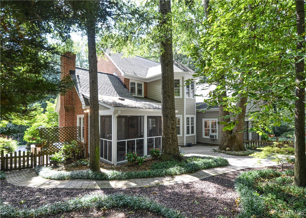 5329 Sylvan Road Richmond, VA 23225 - Photo 30 of 34 Professionally designed back yard landscaping with
