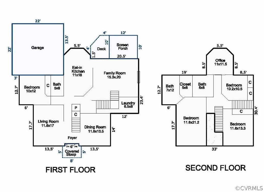 5329 Sylvan Road Richmond, VA 23225 - Photo 34 of 34 Floor plan