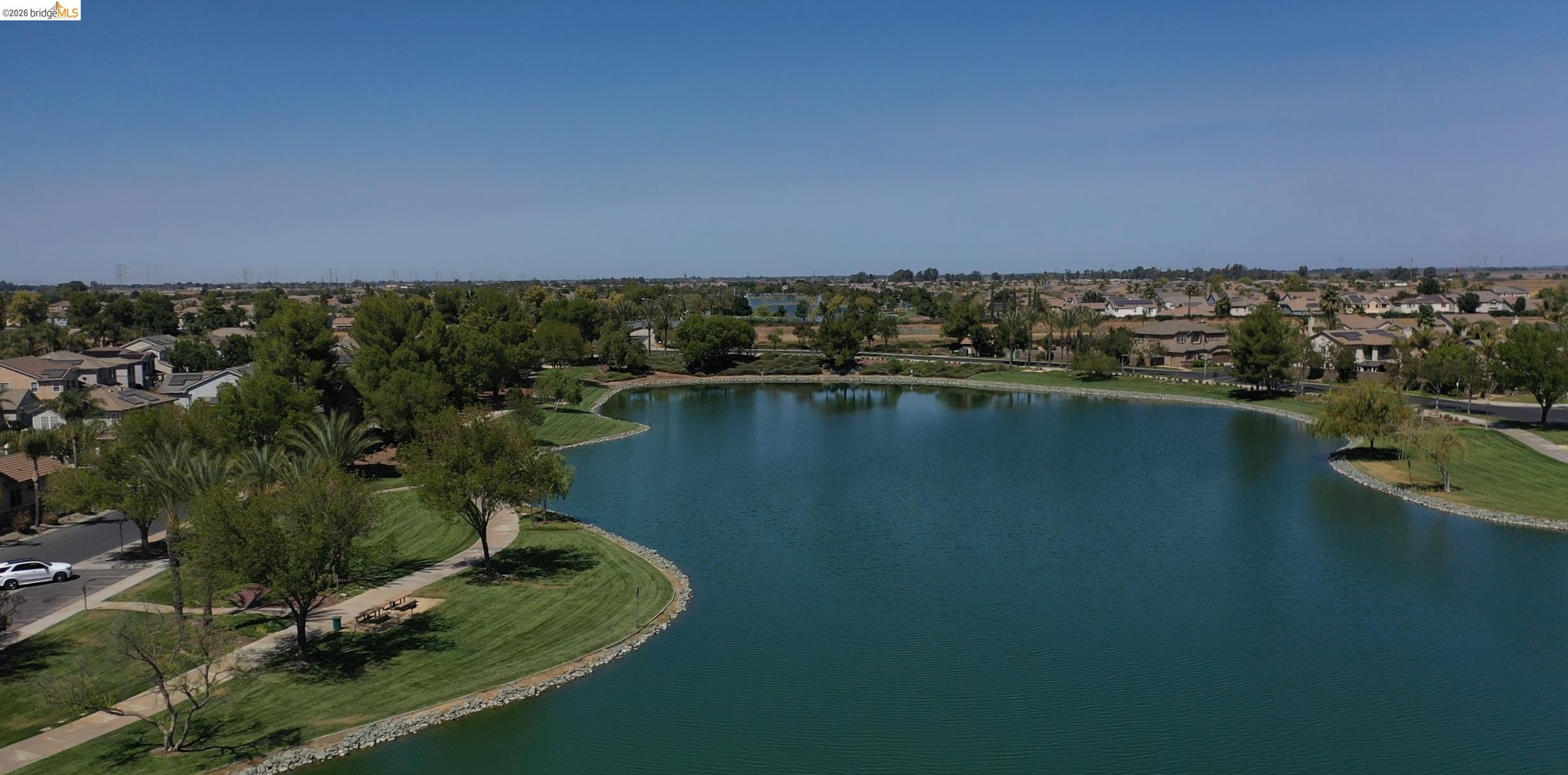 2072 Bridgeport Loop Discovery Bay, CA 94505 - Photo 24 of 26 Aerial view of property's location featuring a large body of water