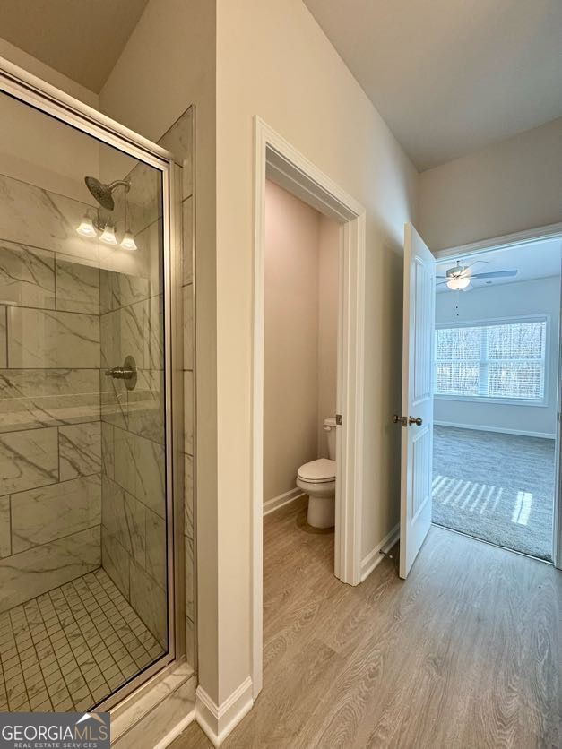 0 Harvest Church Road Clarkesville, GA 30523 - Photo 27 of 33 a bathroom with a shower and a toilet