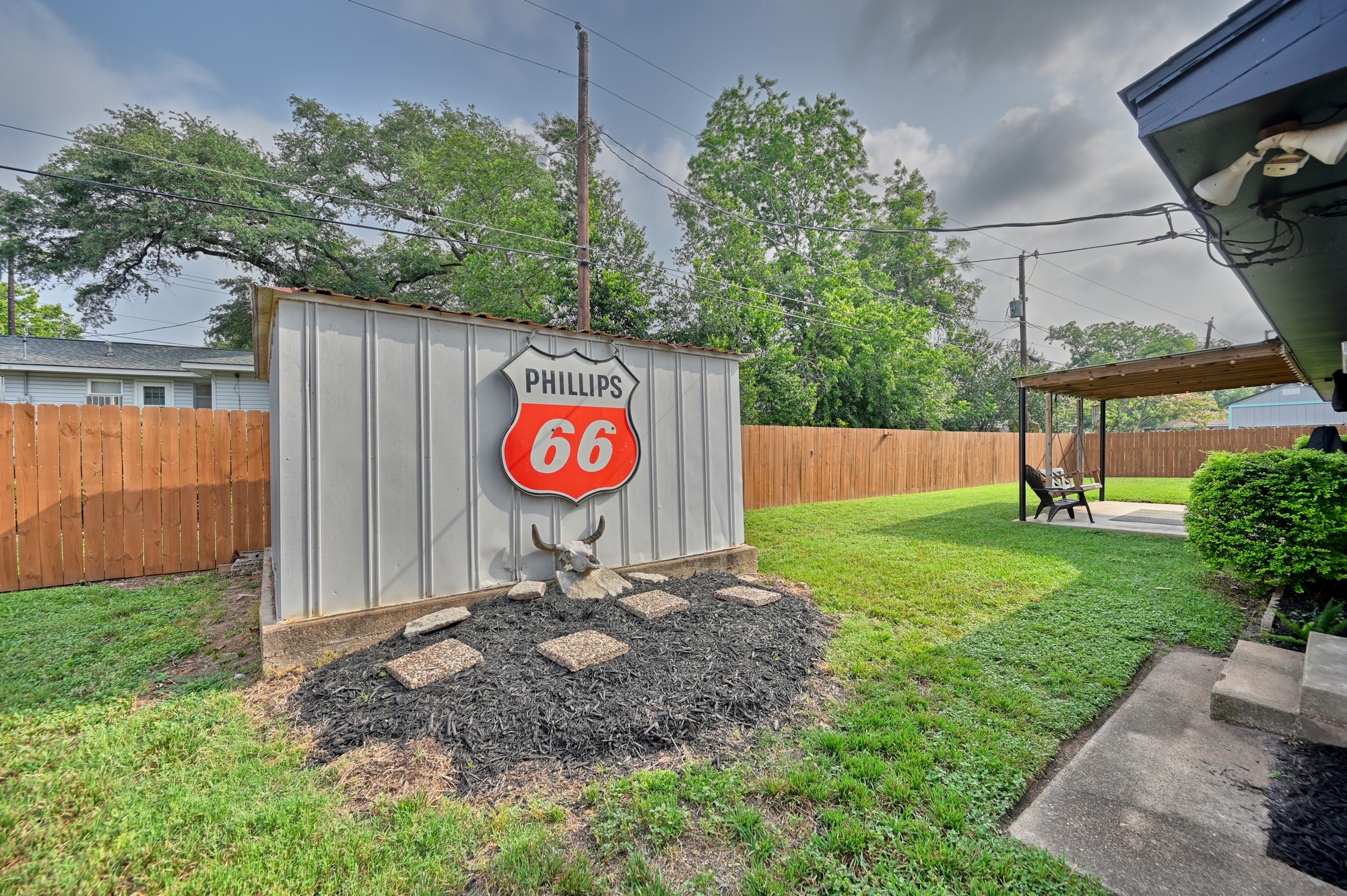 507 Sandra Drive Brenham, TX 77833 - Photo 15 of 30 a view of a back yard