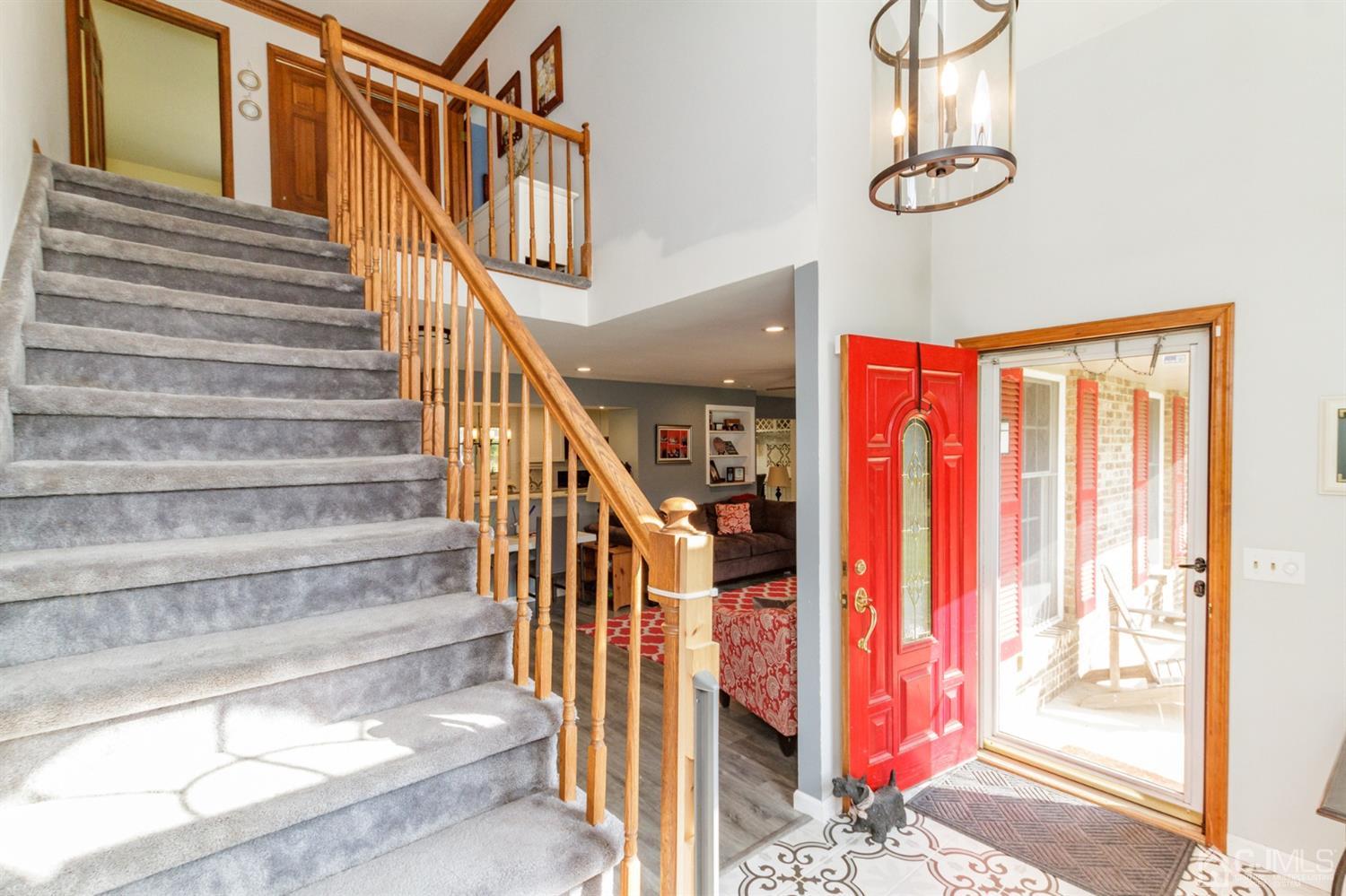 66 Rustic Trail Flemington, NJ 08822 - Photo 3 of 37 a view of staircase with white walls and windows