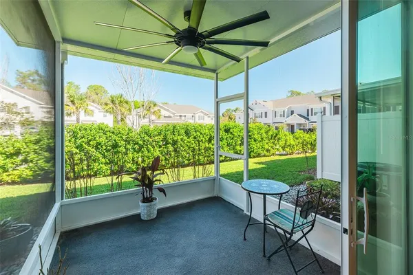 a house with green field