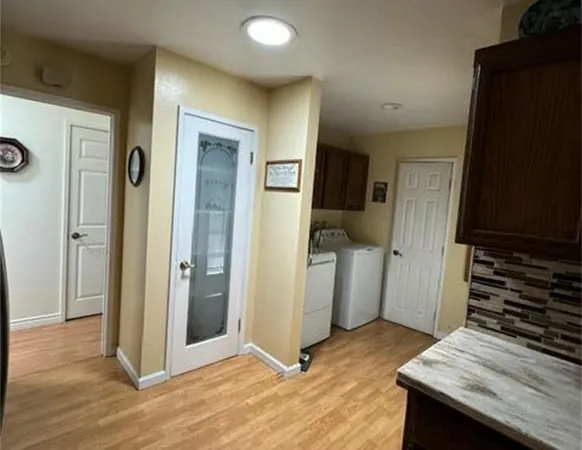 a room with storage and utility