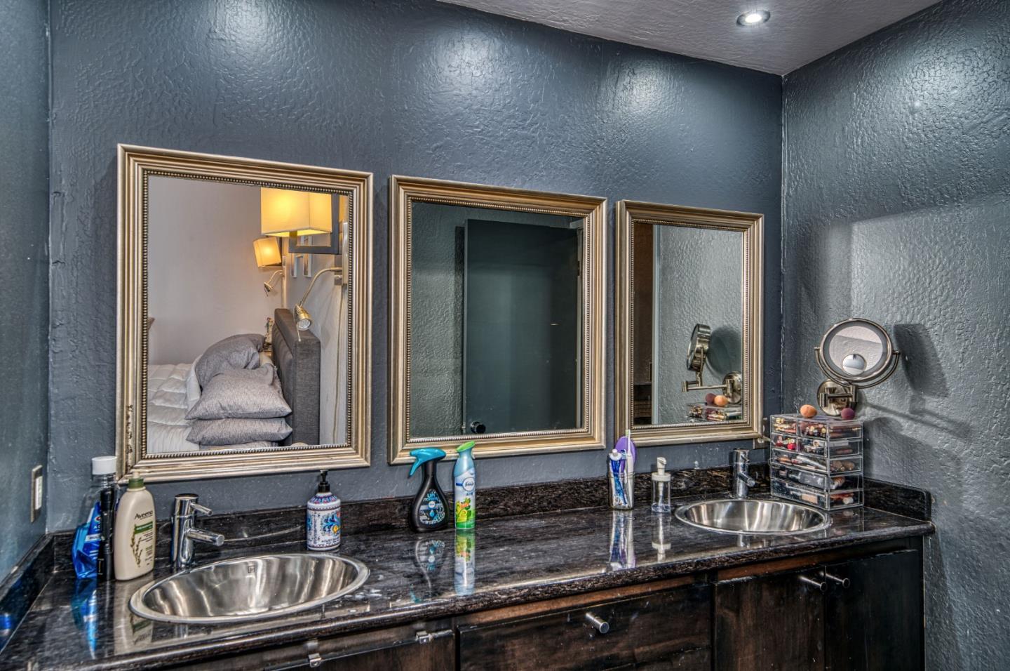 923 Linda Mar Boulevard Pacifica, CA 94044 - Photo 19 of 31 a kitchen with sink and mirror