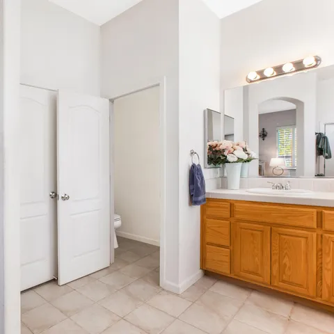 a view of a lake in middle of the forest