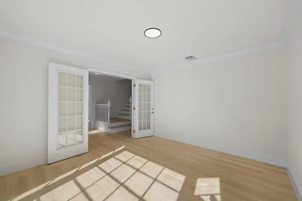 a view of empty room