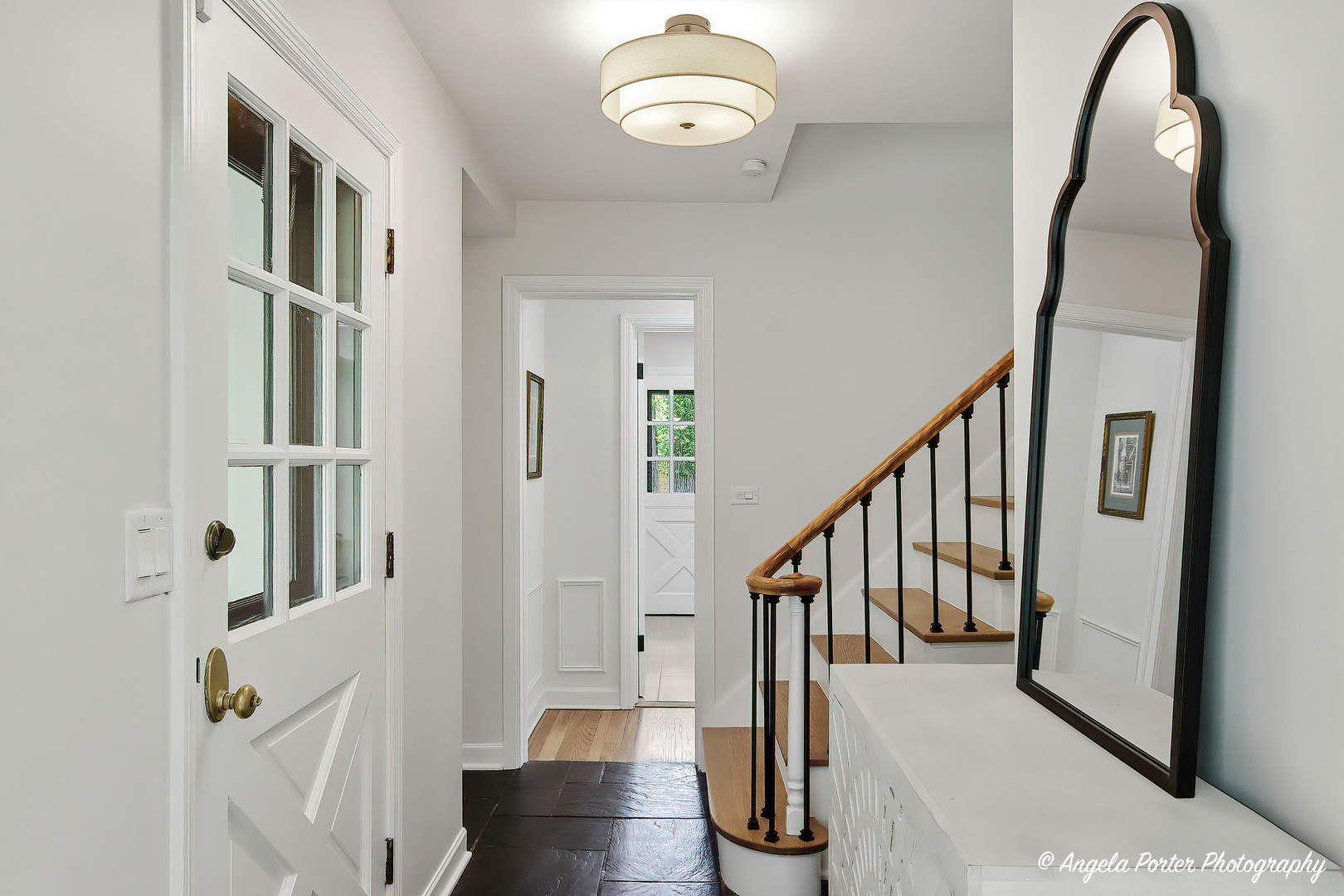 15 Willet Way Trout Valley, IL 60013 - Photo 8 of 61 a view of a hallway with wooden floor and staircase
