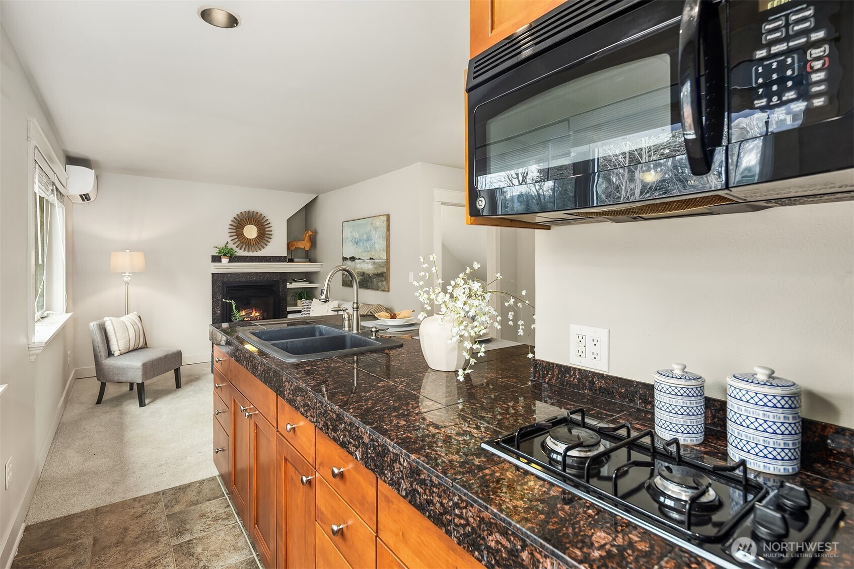 41715 Southeast 101st Street North Bend, WA 98045 - Photo 26 of 38 a kitchen with stainless steel appliances granite countertop a stove and a sink
