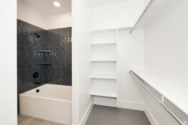 1306 East Victor Lane Draper, UT 84020 - Photo 49 of 60 Full bathroom with tub / shower combination and baseboards