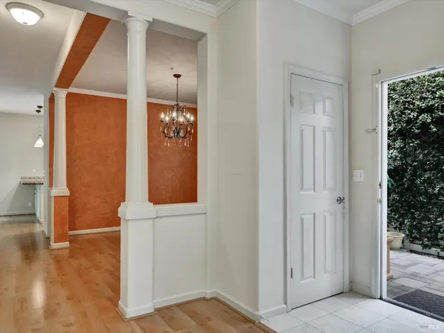 wooden floor in a gallery