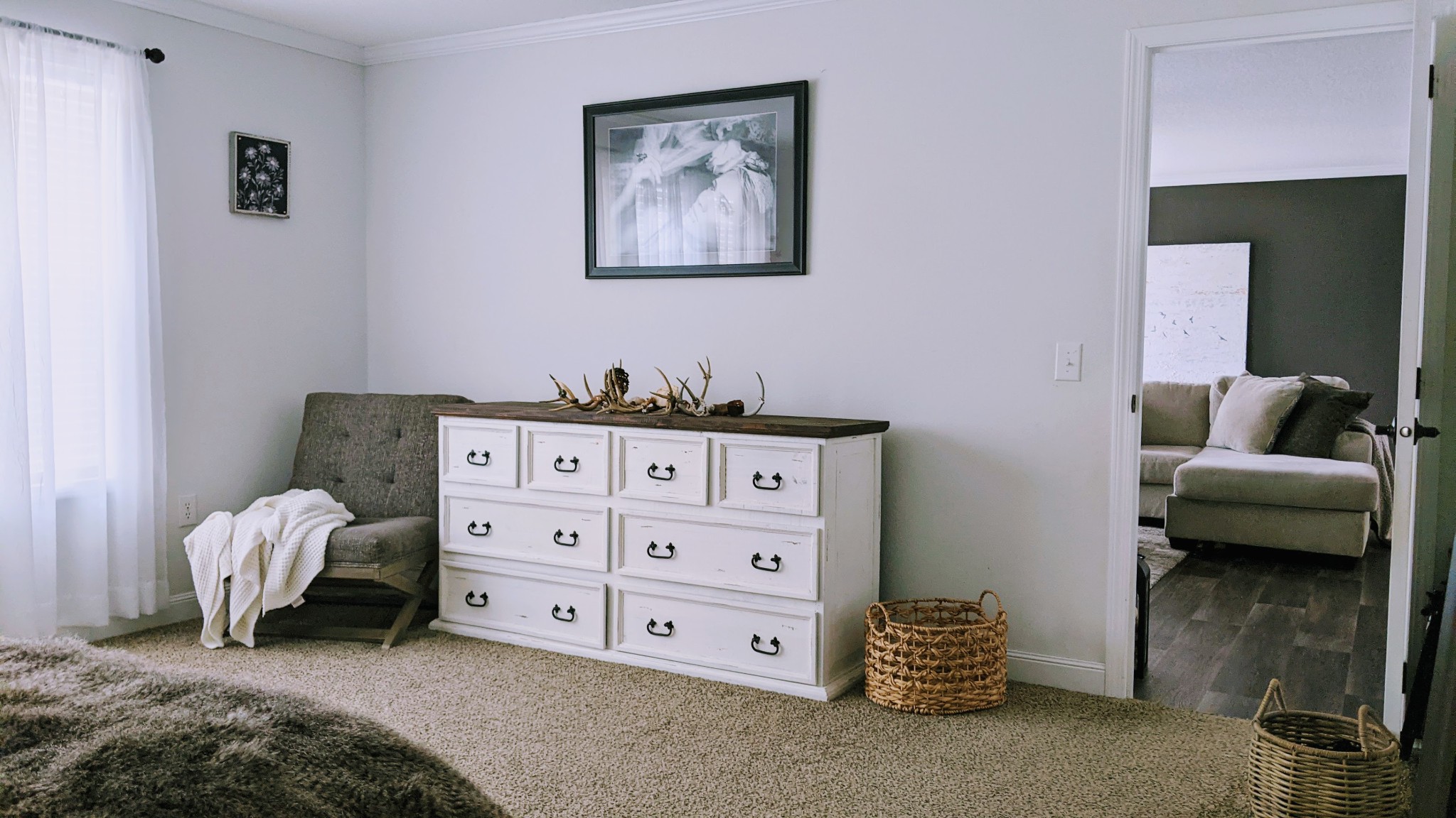 531 Pea Ridge Road Chestnut Mound, TN 38552 - Photo 49 of 91 a bedroom with a bed and a couch