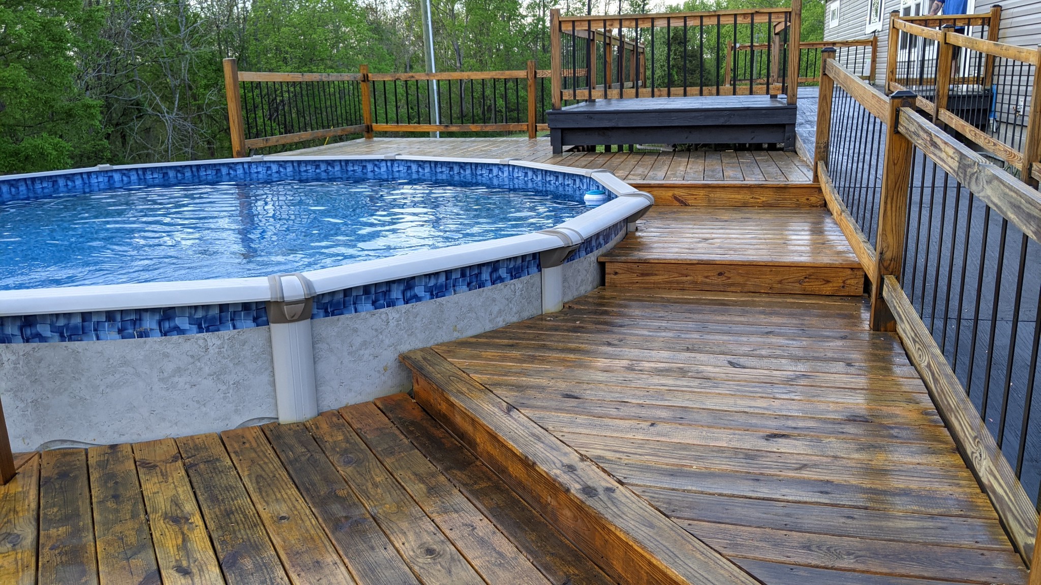 531 Pea Ridge Road Chestnut Mound, TN 38552 - Photo 65 of 91 a view of a roof deck with wooden floor and fence