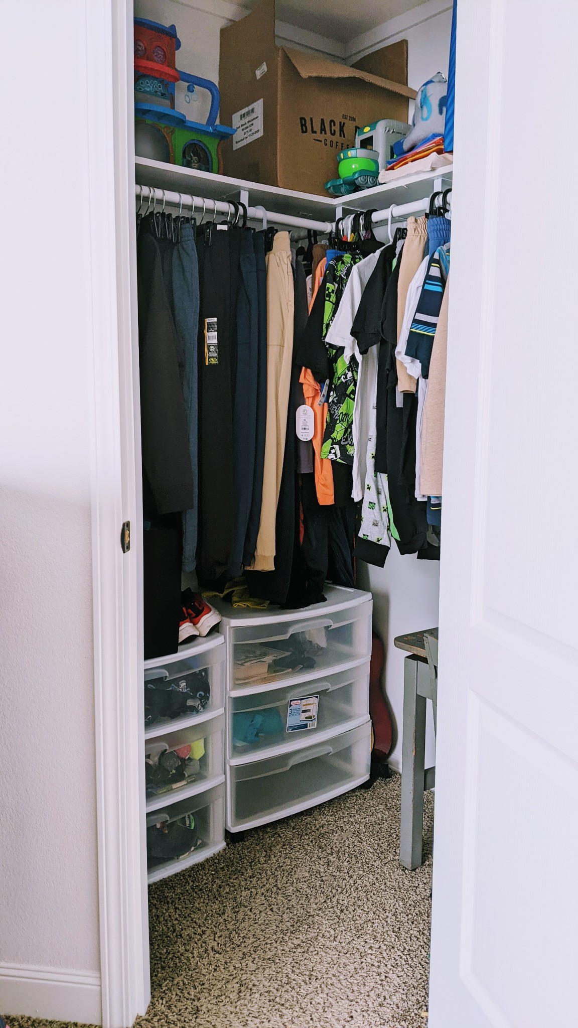 531 Pea Ridge Road Chestnut Mound, TN 38552 - Photo 79 of 91 a view of walk in closet with clothes and shoes