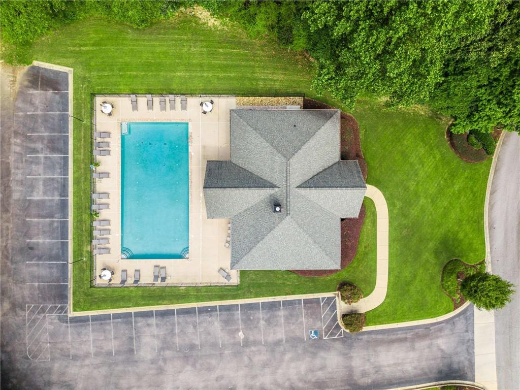 5055 Pointer Ridge Flowery Branch, GA 30542 - Photo 74 of 79 an aerial view of a house