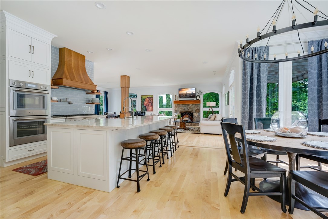 332 Log Road Smithfield, RI 02917 - Photo 12 of 40 Kitchen and living room