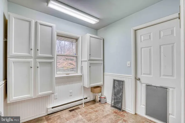 wooden floor in an empty room