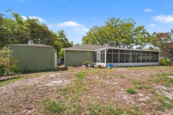 front view of house with a garden