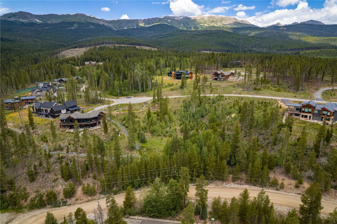 159 Barton Ridge Drive Breckenridge, CO 80424 - Photo 8 of 13 Aerial view with a mountain view