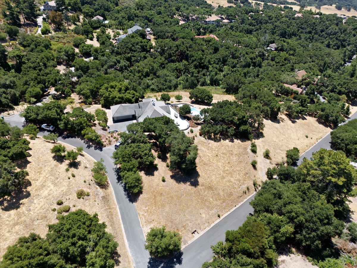 31499 Vía Las Rosas Carmel Valley, CA 93924 - Photo 32 of 44 an aerial view of residential house with outdoor space