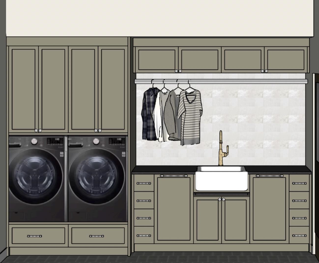 10633 Carson Range Road Truckee, CA 96161 - Photo 18 of 22 a utility room with a washer and dryer