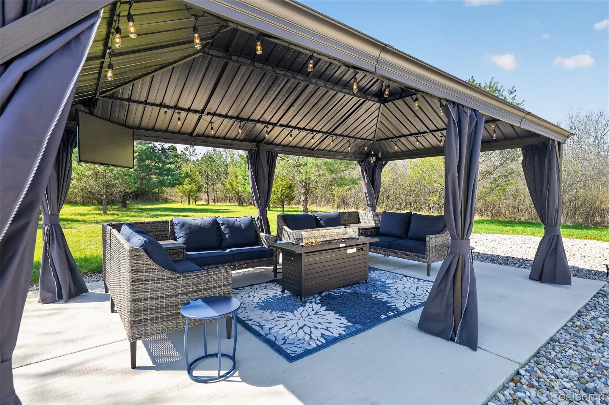 1225 W. Grand Blanc Rd. Grand Blanc, MI 48439 - Photo 45 of 52 View of patio / terrace featuring a gazebo