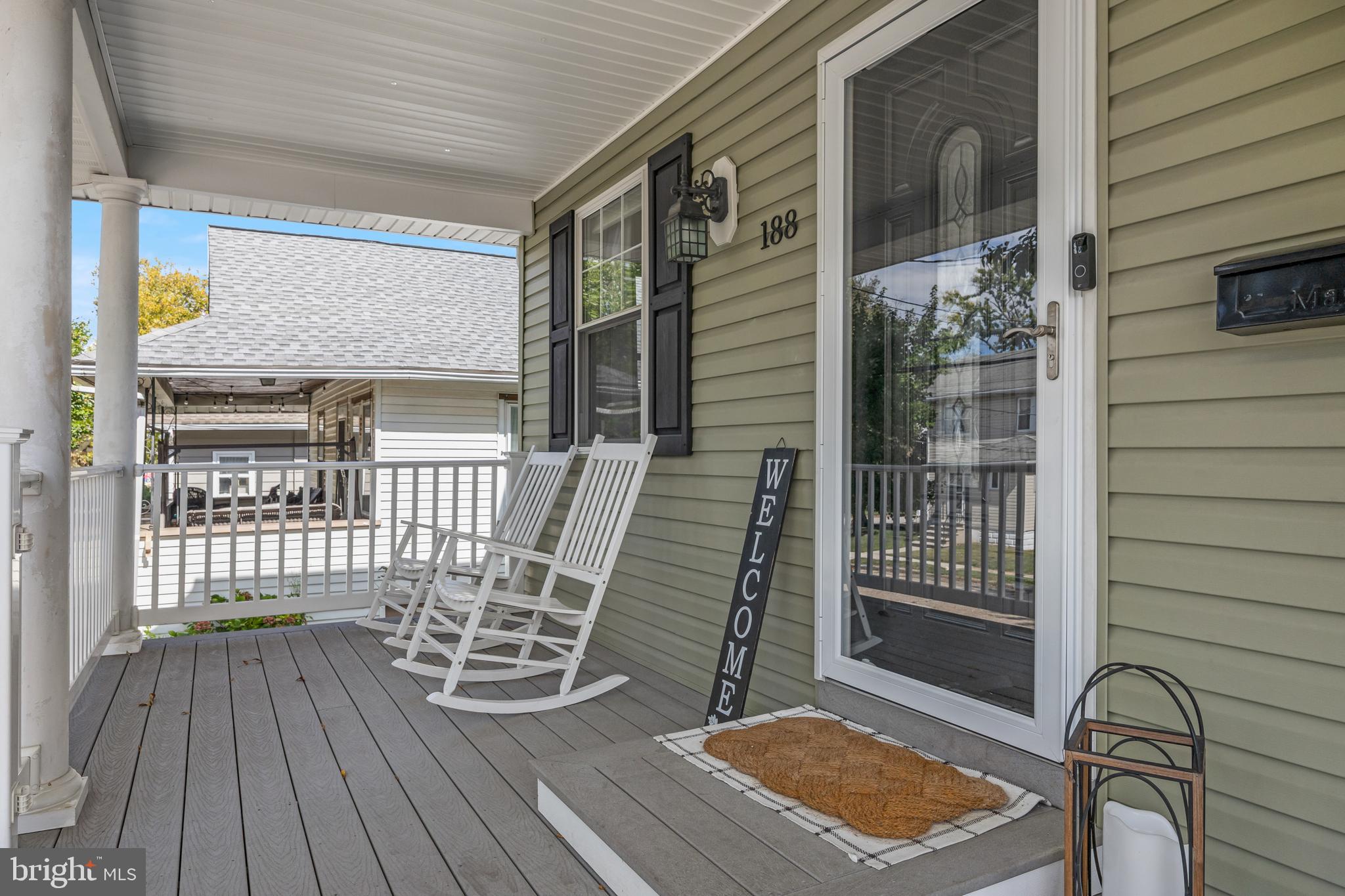 188 Carlisle Road Audubon, NJ 08106 - Photo 3 of 40 a view of a balcony with wooden floor