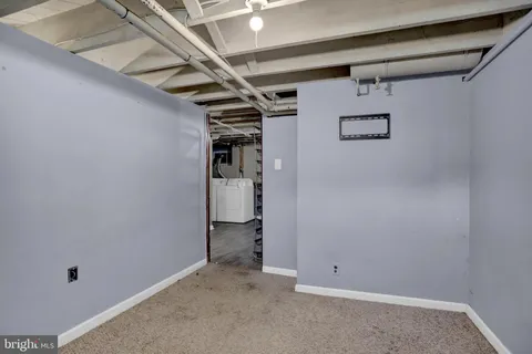 a view of storage and utility room