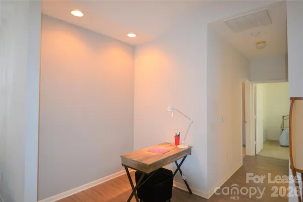 a room with table and a chair