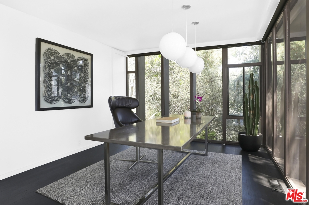 2867 Belden Drive Los Angeles, CA 90068 - Photo 12 of 54 a living room with furniture and a large window