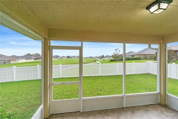 a view of an outdoor space with a big yard