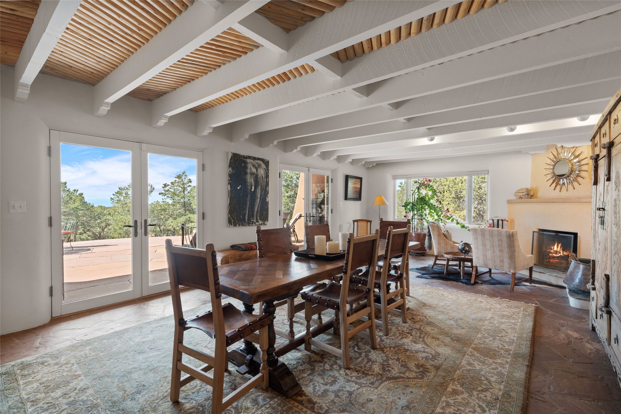 15 Cielo Cumbre Road Santa Fe, NM 87505 - Photo 3 of 20 Living/Dining Room
