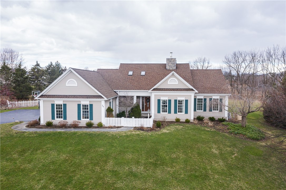 Tranquil custom Cape Cod home on almost 2 acres, m