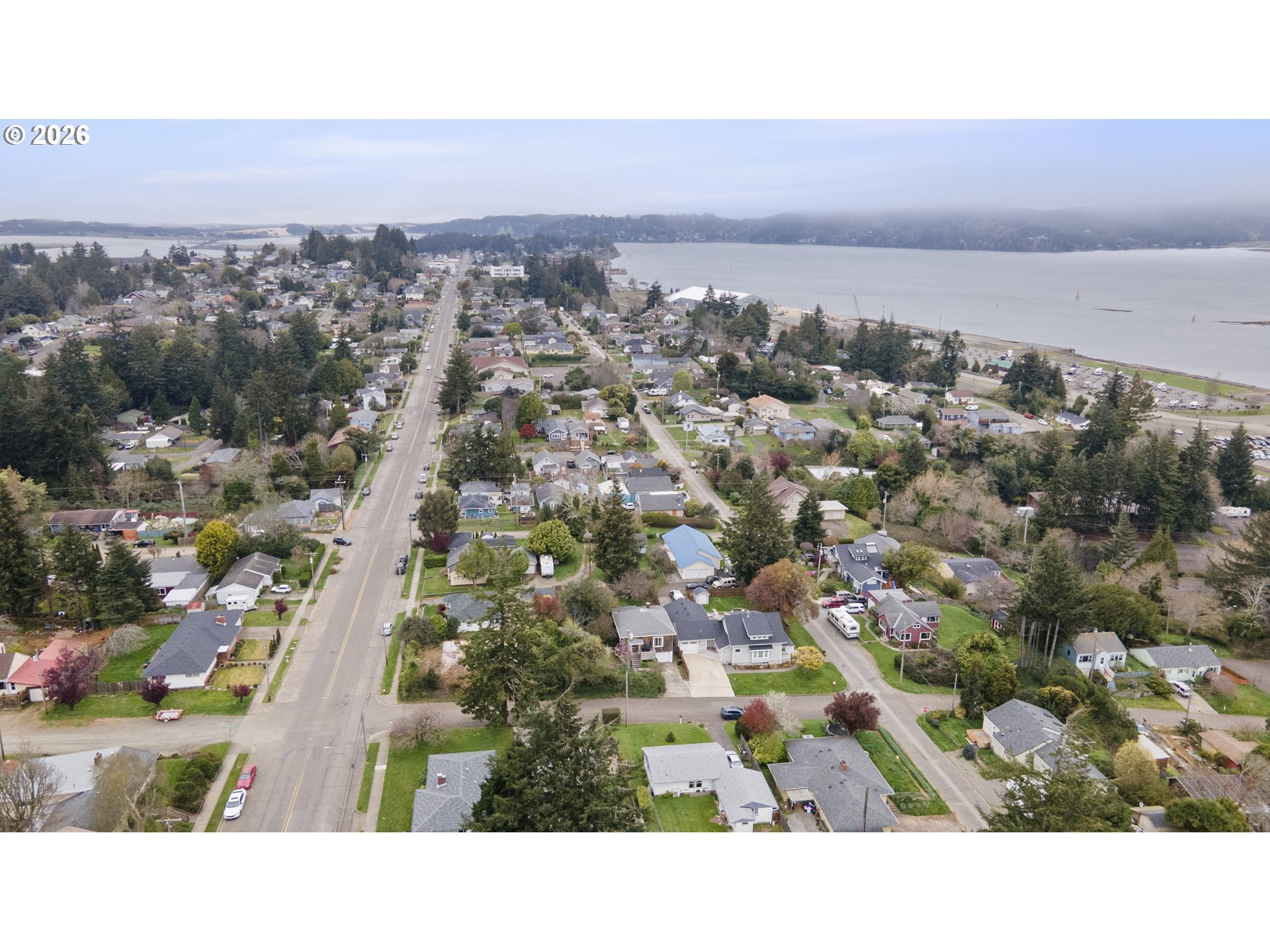 642 Clark Street North Bend, OR 97459 - Photo 28 of 29 an aerial view of a city