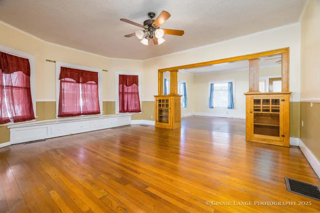 a kitchen with a sink stove and refrigerator